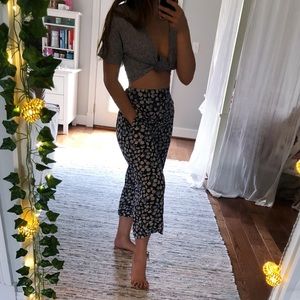 MADEWELL floral flowy pants